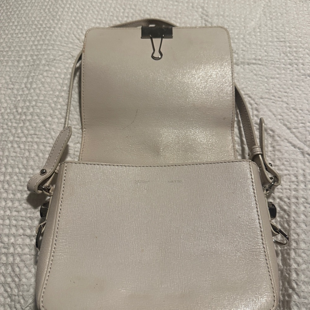 Off-White Black and Cream Diagonal Stripe bag - Picture 2 of 6
